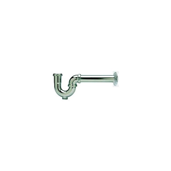 Trumbull Industries Keeney Mfg Co 17GA 1-1/4" x 1-1/4" Chrome Plated P-Trap with Cleanout 303CP - main